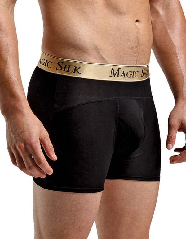 Magic Silk Silk Knit Panel Boxer Brief Free Shipping At 2066