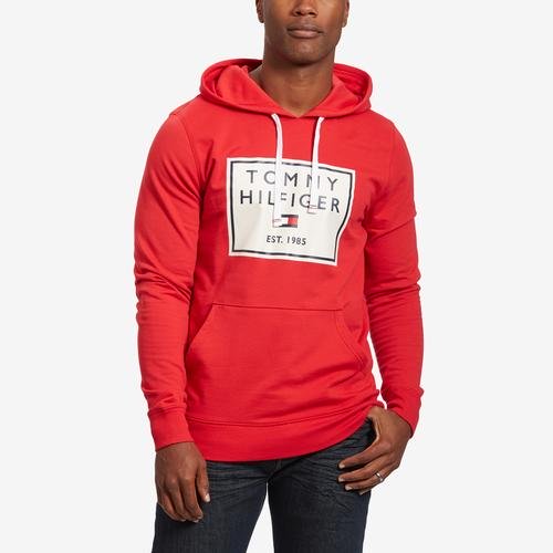 Investeren Verleiden Verspreiding Tommy Hilfiger Men's Brushed Back Fleece Pullover Hoodie Red – HiPOP Fashion