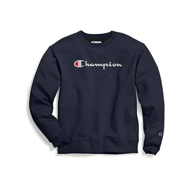 champion powerblend fleece crew