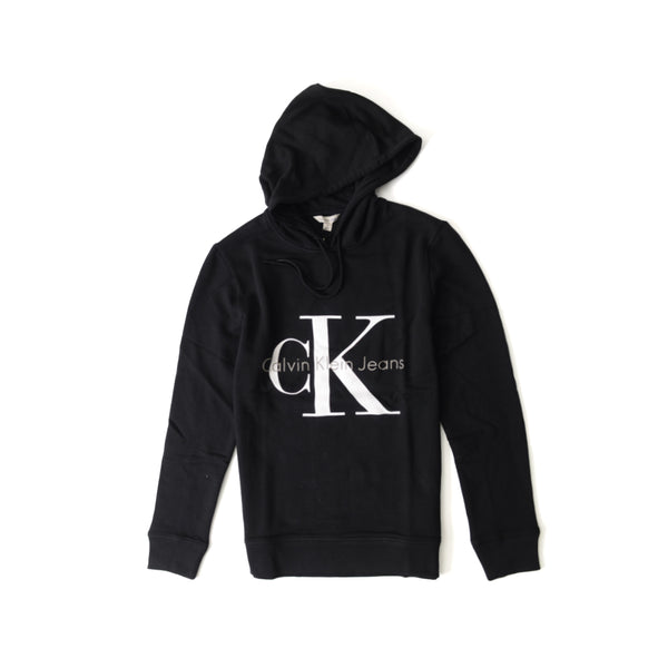 Tutor kom tot rust Abnormaal Calvin Klein Jeans Long Sleeve Logo Hoodie Sweater Dual Color Black Gr –  HiPOP Fashion