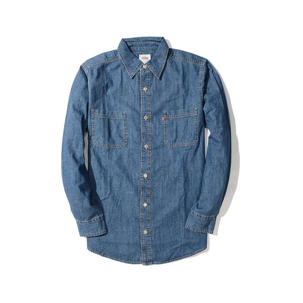 levi denim shirt mens