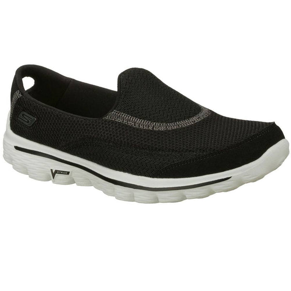 Skechers Go Walk 2 Shoes Black/White Final Clearance – HiPOP Fashion