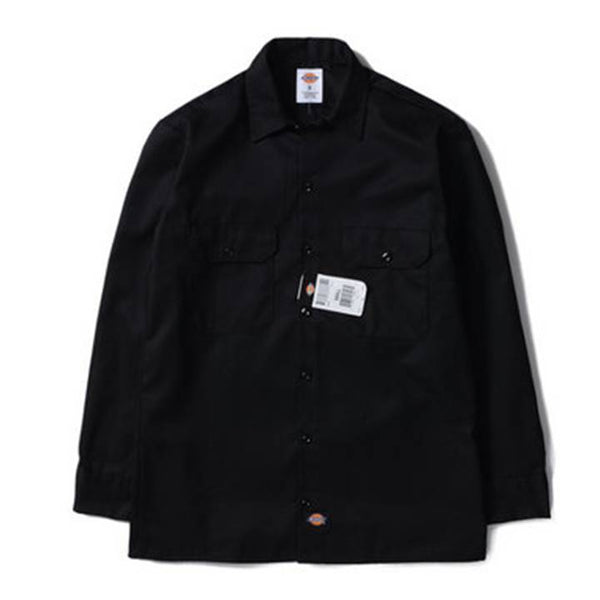Dickies Long Sleeve Work Shirt Black – HiPOP Fashion