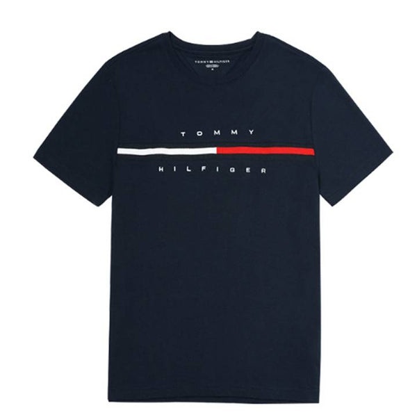 Tommy Hilfiger Men's Flag Logo T-Shirt White