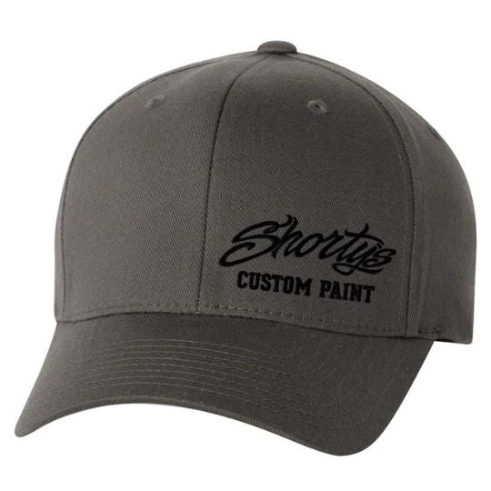 Aanhoudend Medisch stem Shorty's Custom Paint Flexfit hat | Gray & black embroidered logo –  SHORTY'S CUSTOM PAINT™