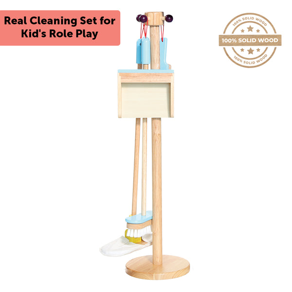 wooden cleaning set for toddlers