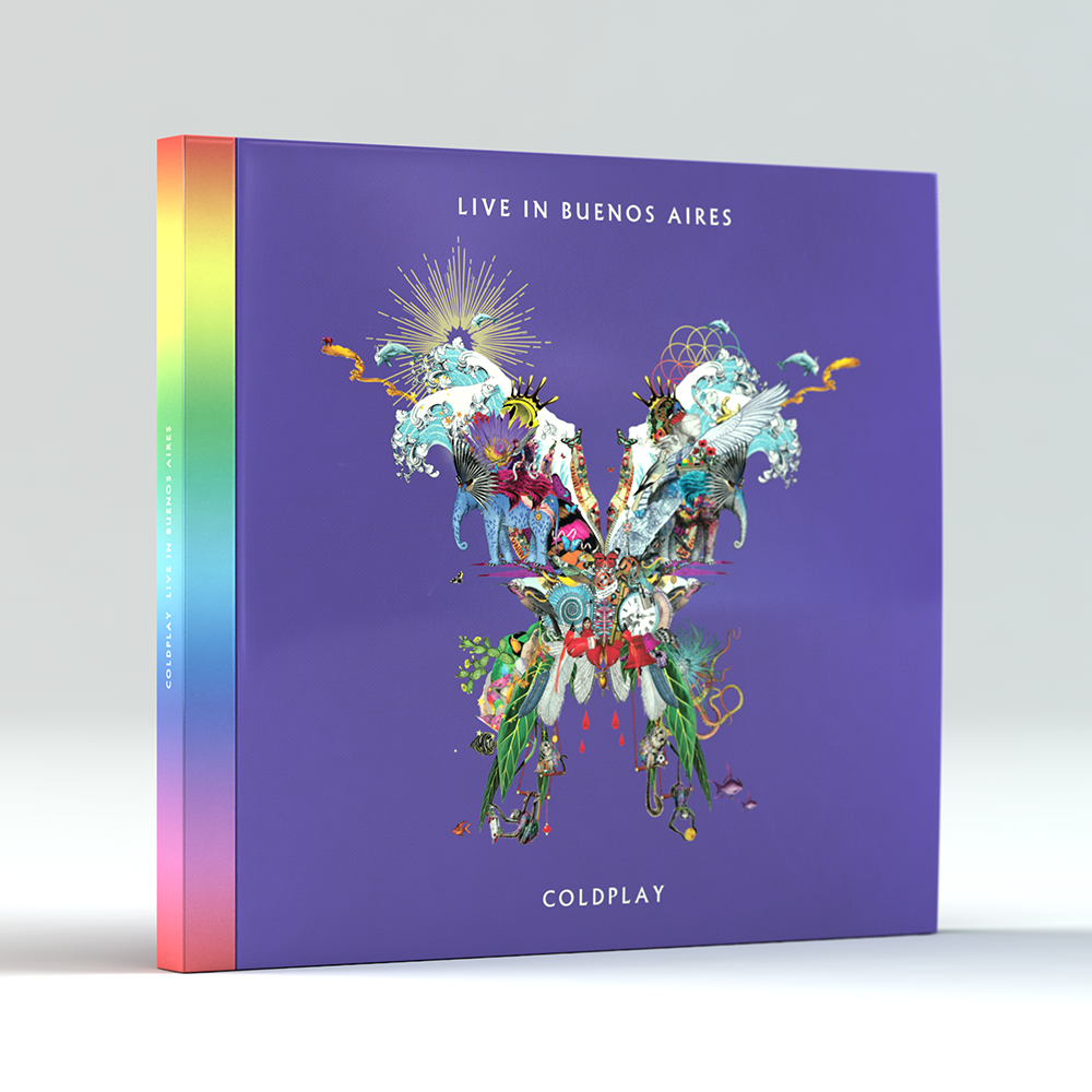 The album cover for Coldplay's latest album A Head Full of Dreams by Icelandic artists Kristjana S Williams
