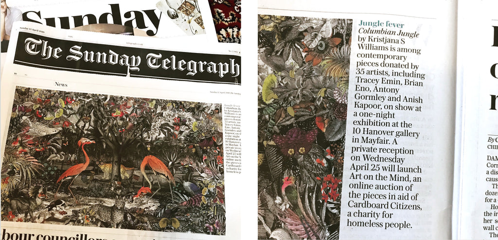 The Sunday Telegraph artist Kristjana S Williams donates to charity