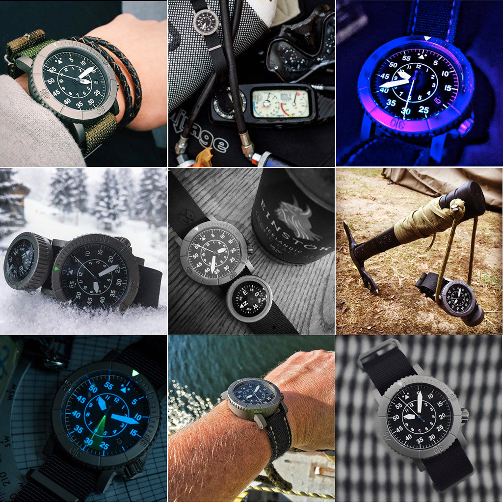 Redux & Co. Titanium COURG Type-B Pilot Flieger Watch