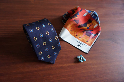 corbata pañuelo gemelos moda hombres