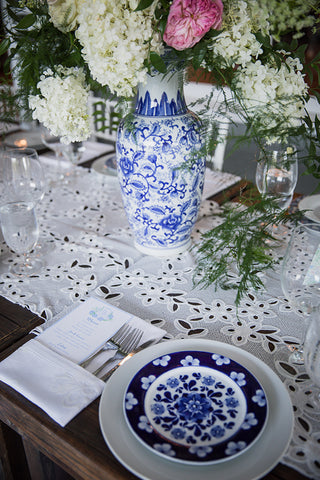 ginger jar wedding table