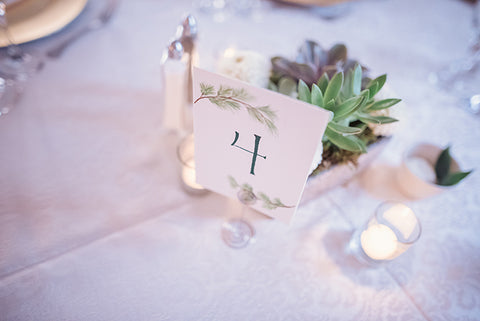 pine bough table number