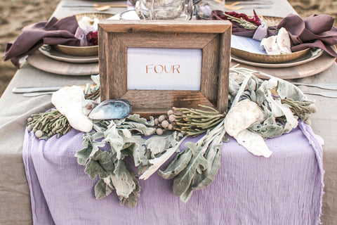 ombre table sign