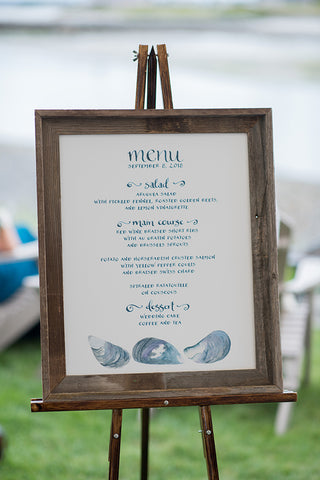 custom menu sign