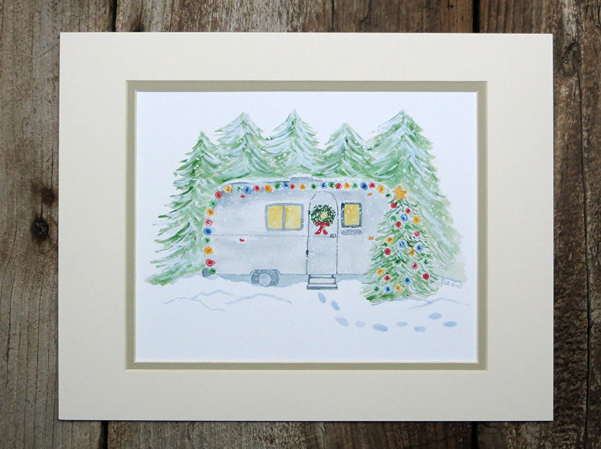 Airstream trailer print