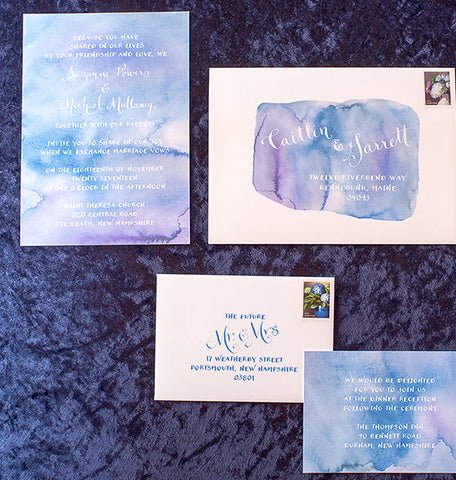 indigo wash invite