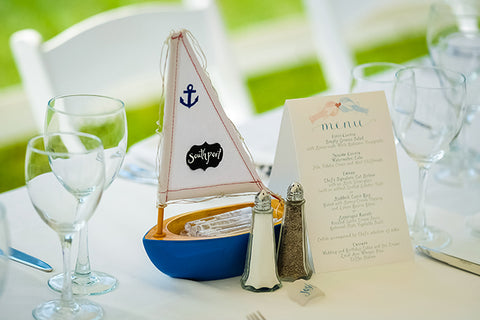 Lobsters reception table menu