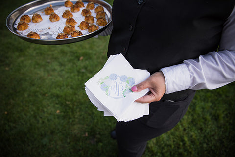 custom crest napkins