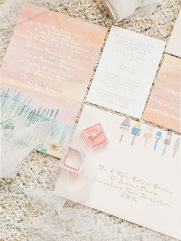 custom wedding invitation