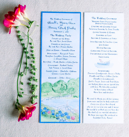 custom ceremony programs