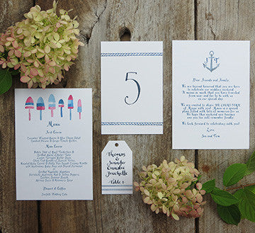 nautical wedding details