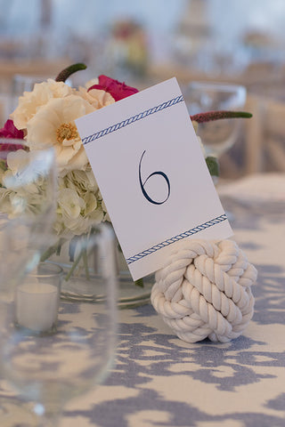 nautical rope table number