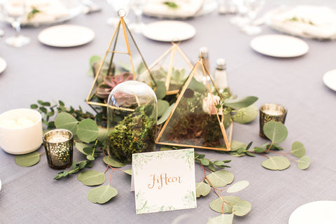 Greenery Table number