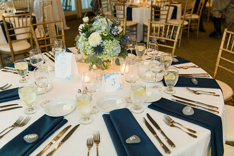 Wedding reception table