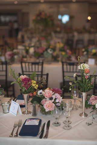 tables with flowers