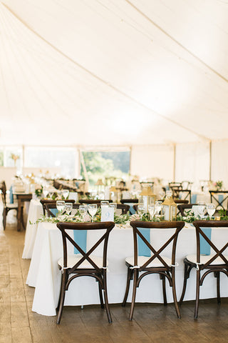 wedding reception tent