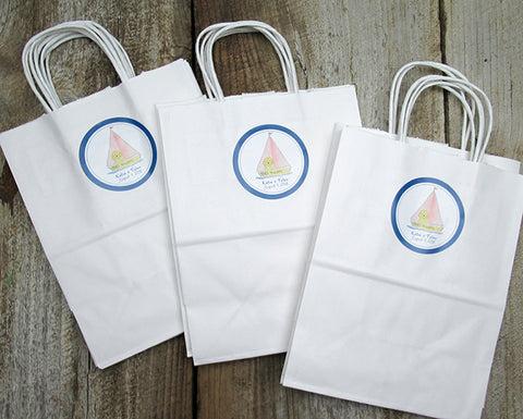 Welcome Bags with custom sticker