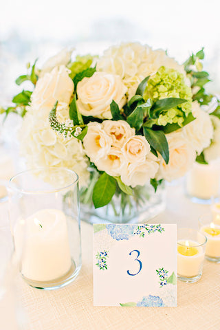 custom wedding table number