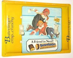 Butterfinger Candy Tin Triple Switch Plate With Unusual Configuration