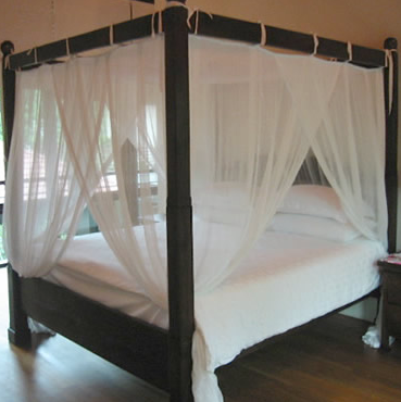 beds with mosquito nets