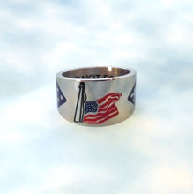 Load image into Gallery viewer, FLAG @ HALF-MAST FALLEN HERO RING
