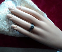 Load image into Gallery viewer, BROKEN HEART Gunmetal PLATED Ring
