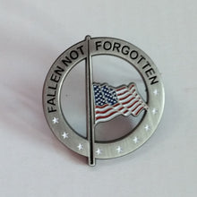 Load image into Gallery viewer, Fallen Hero 1.5 &quot; Round Enamel Pin
