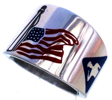 Load image into Gallery viewer, FLAG @ HALF-MAST FALLEN HERO RING
