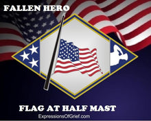 Load image into Gallery viewer, FALLEN HERO Lapel Pin
