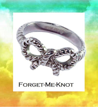 Load image into Gallery viewer, FORGET-ME-KNOT Memorial Ring
