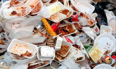 Reducing plastic catering waste