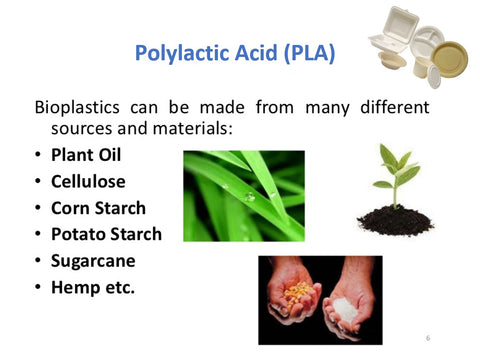 PLA plant-based plastic substitutes 