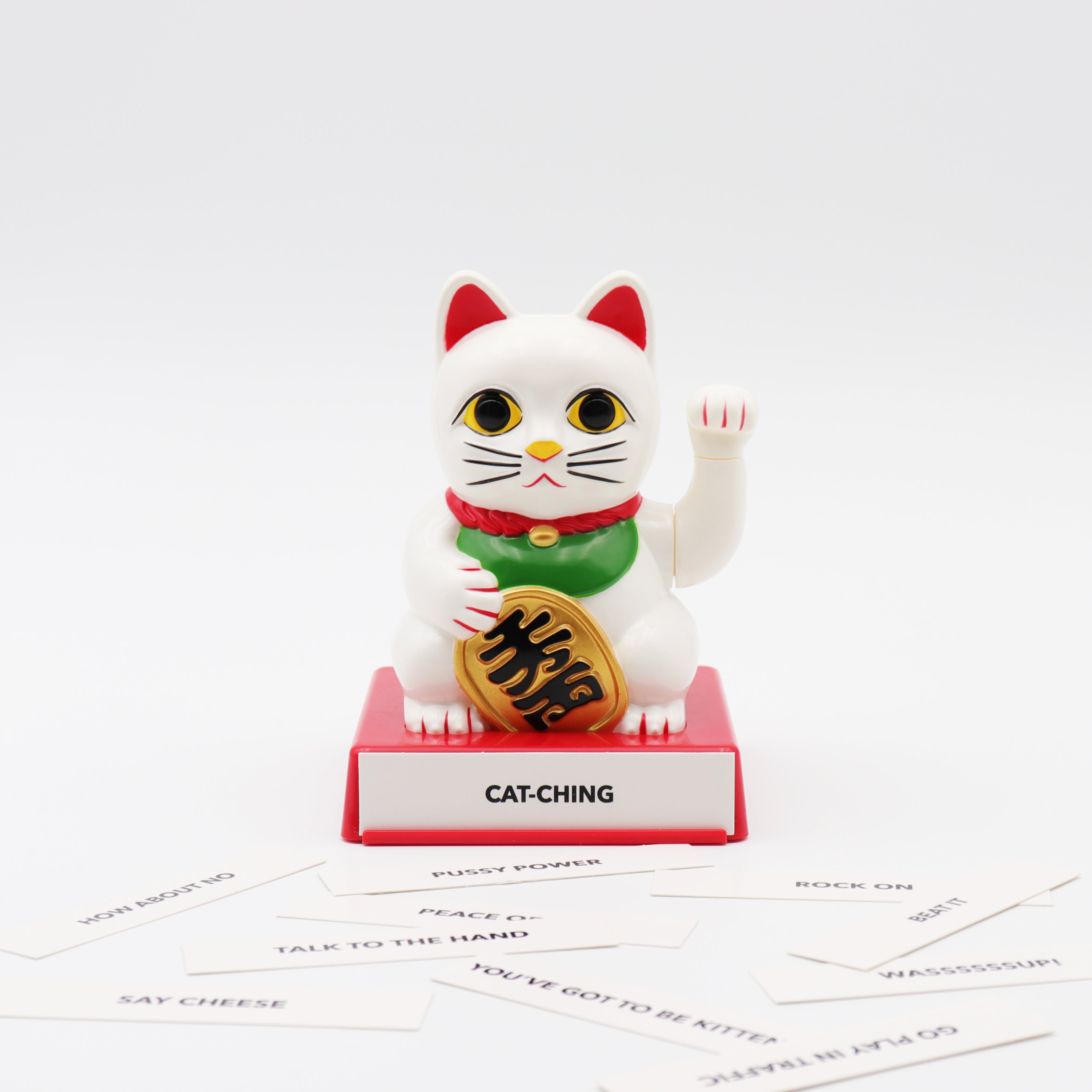 Lucky Cat With Interchangeable Hands Details about  / LOCOMOCEAN Cattitude
