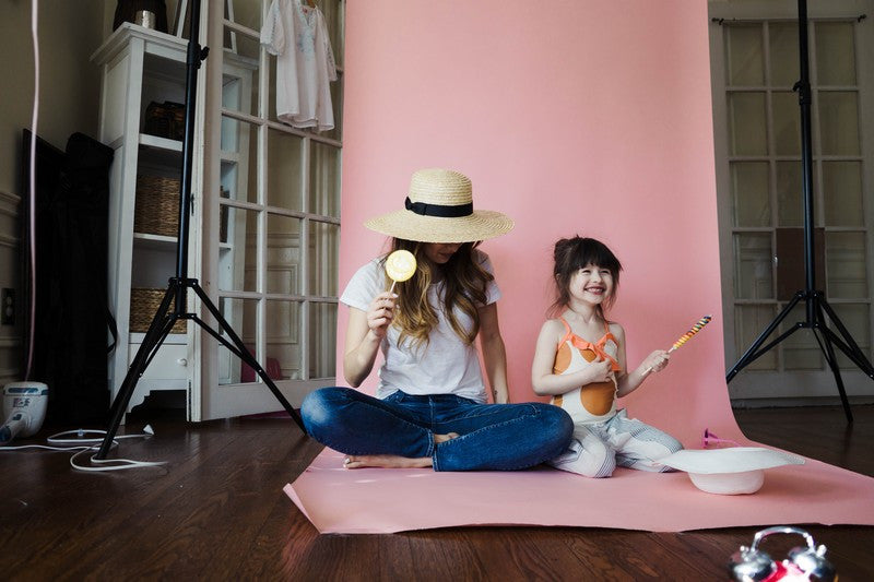 Ellie and June Pink Chicken NY BTS