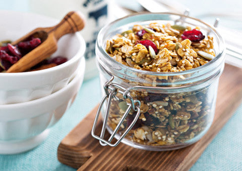 Granola med økologisk quinoa