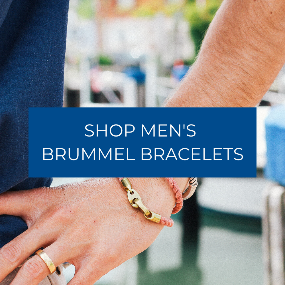 shop men's brummel bracelets with rope wraps
