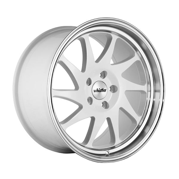 20 White//Machined Lip Wheel One 15x8 Whistler KR1 4x100