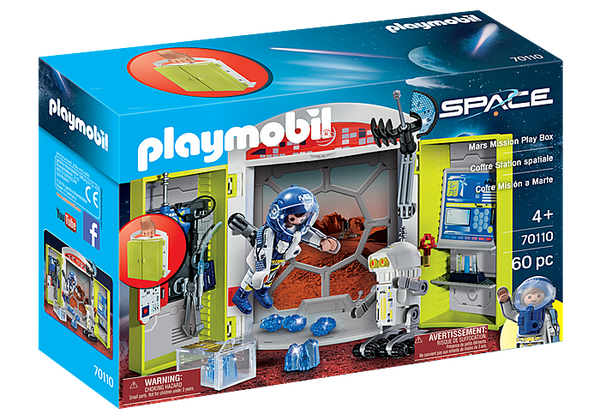 Schadelijk de wind is sterk Inpakken Mars Mission Play Box - Playmobil 70110 – Finnegan's Toys & Gifts