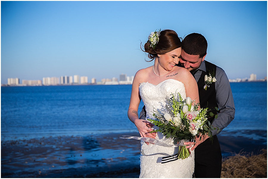 little miss lovely floral design // ocean city maryland wedding at lighthouse sound by mccarthy imagerie