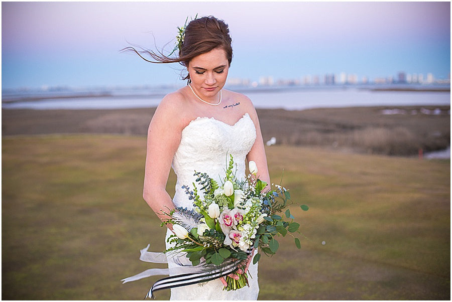 little miss lovely floral design // ocean city maryland wedding at lighthouse sound by mccarthy imagerie